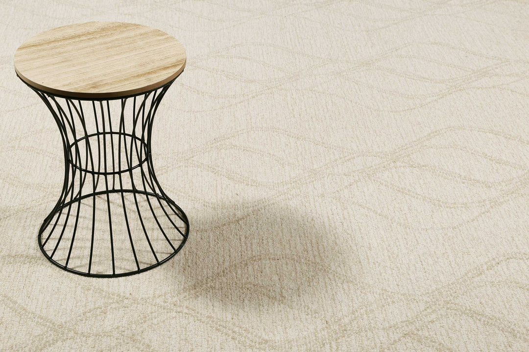 Hendrik Teppich creme beige Kurzflor rechteckig