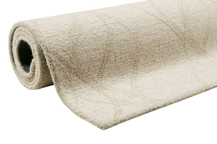 Hendrik Teppich creme beige Kurzflor rechteckig