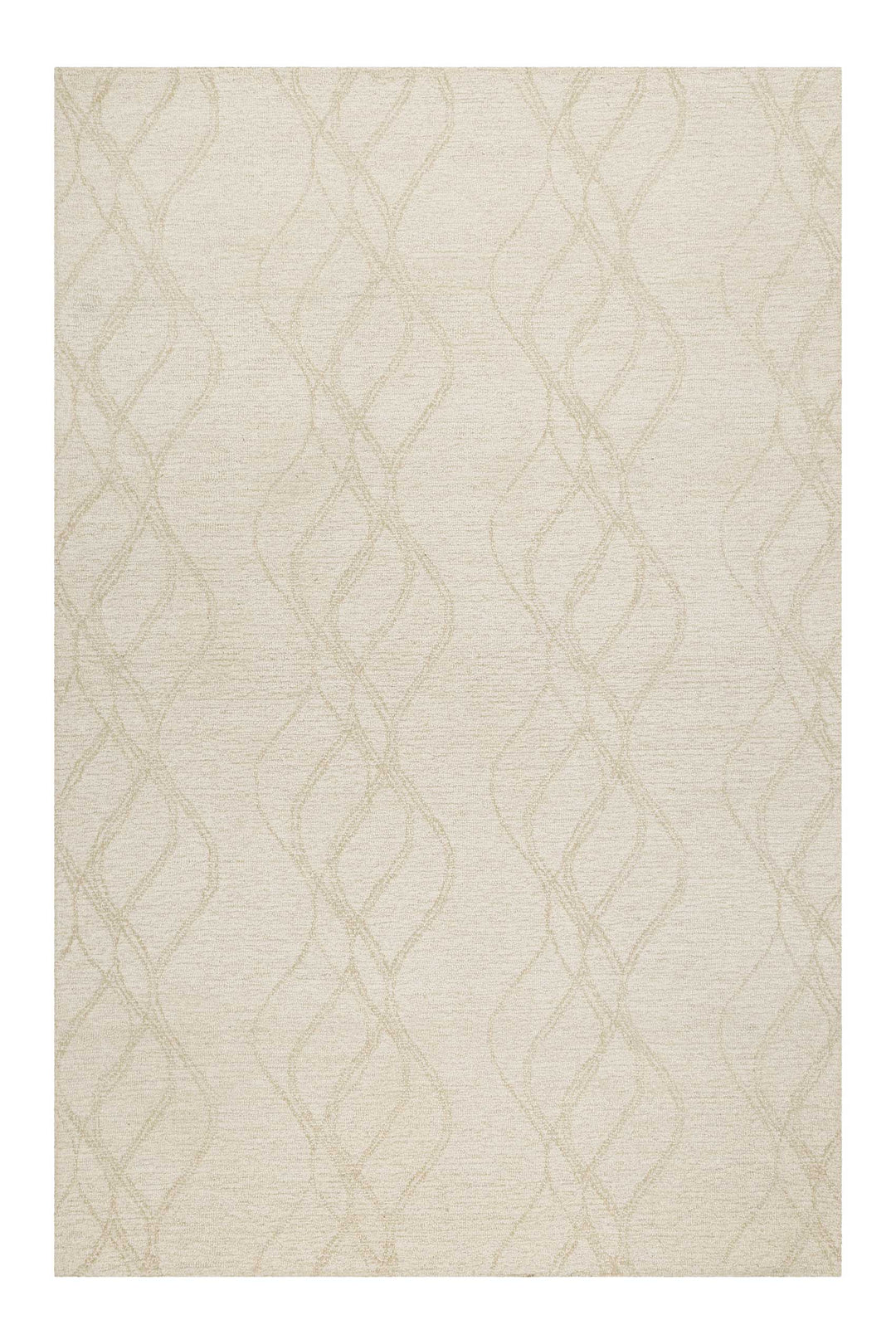Hendrik Teppich creme beige Kurzflor rechteckig