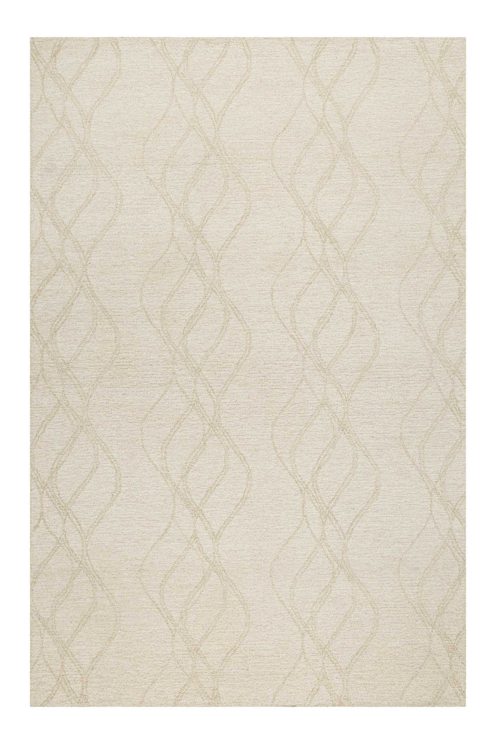 Hendrik Teppich creme beige Kurzflor rechteckig