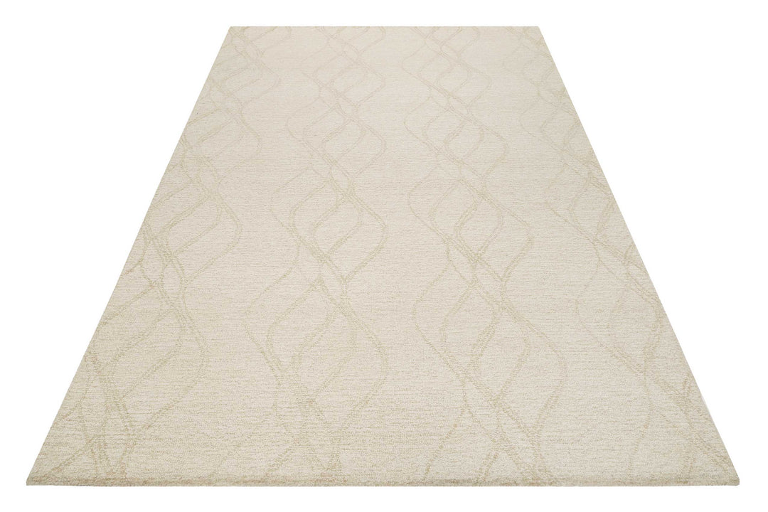 Hendrik Teppich creme beige Kurzflor rechteckig