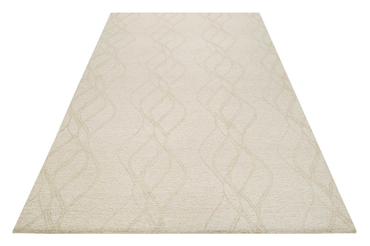 Hendrik Teppich creme beige Kurzflor rechteckig