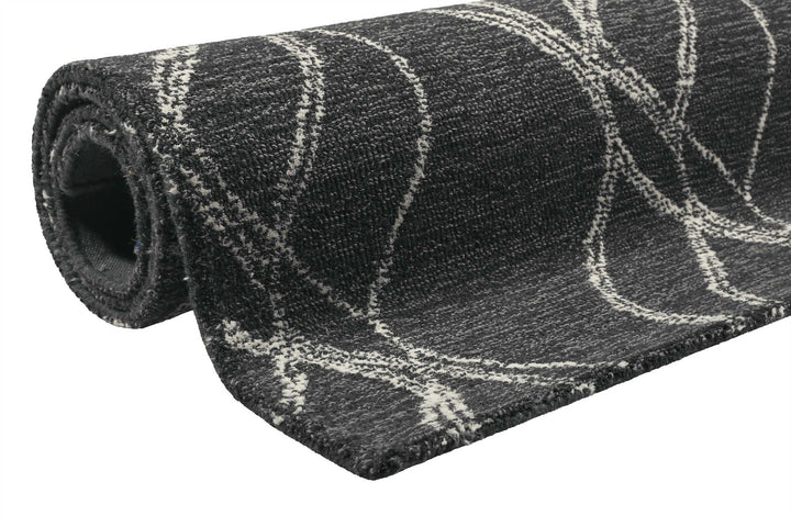 Hendrik Teppich anthrazit Kurzflor rechteckig