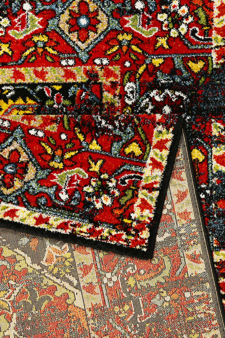 Heritage Teppich multicolor Kurzflor rechteckig