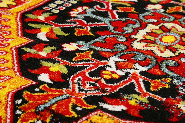 Heritage Teppich multicolor Kurzflor rechteckig