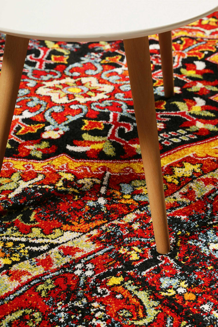 Heritage Teppich multicolor Kurzflor rechteckig