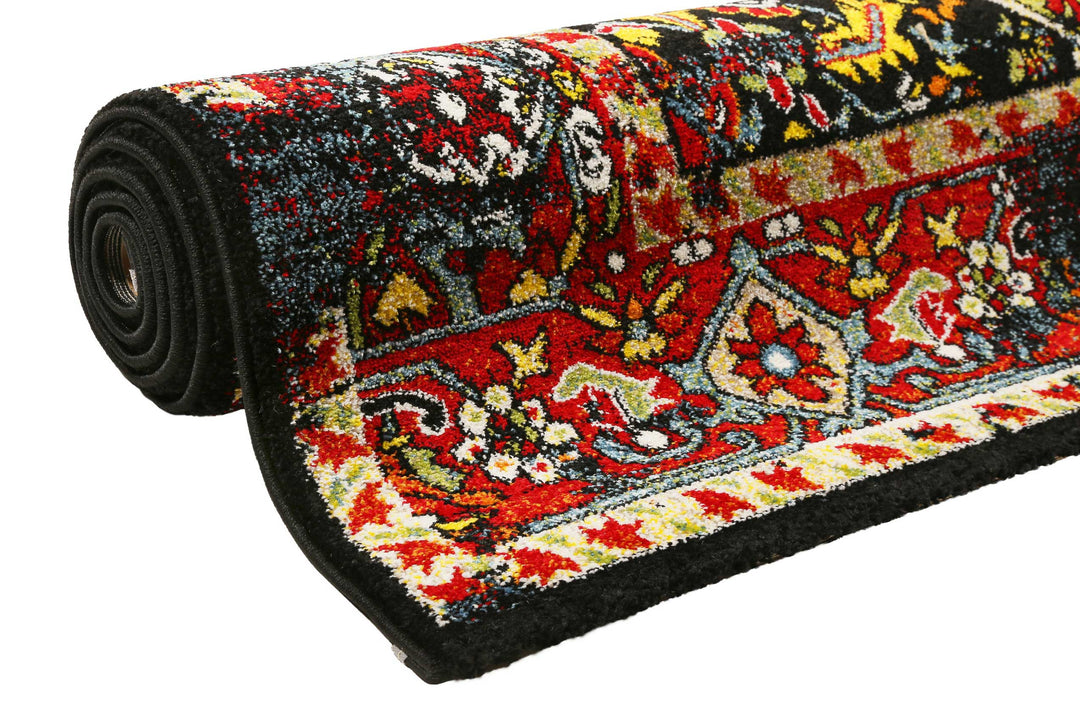 Heritage Teppich multicolor Kurzflor rechteckig
