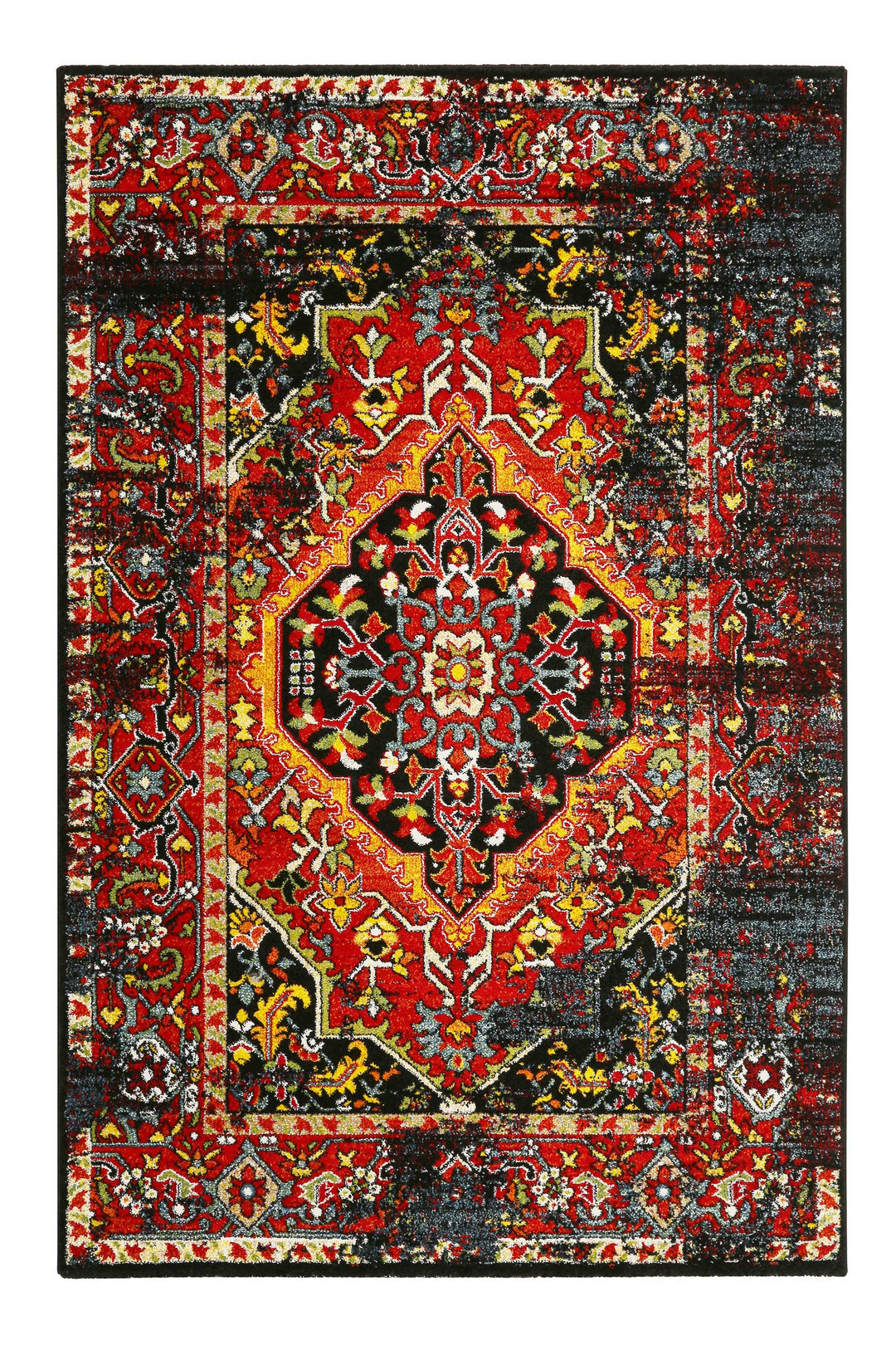 Heritage Teppich multicolor Kurzflor rechteckig