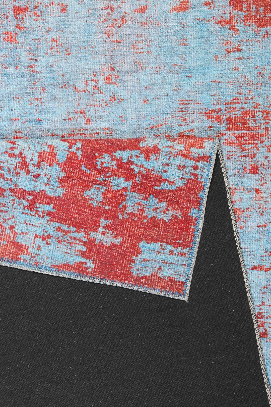 Hot Spring Teppich blau Kurzflor rechteckig