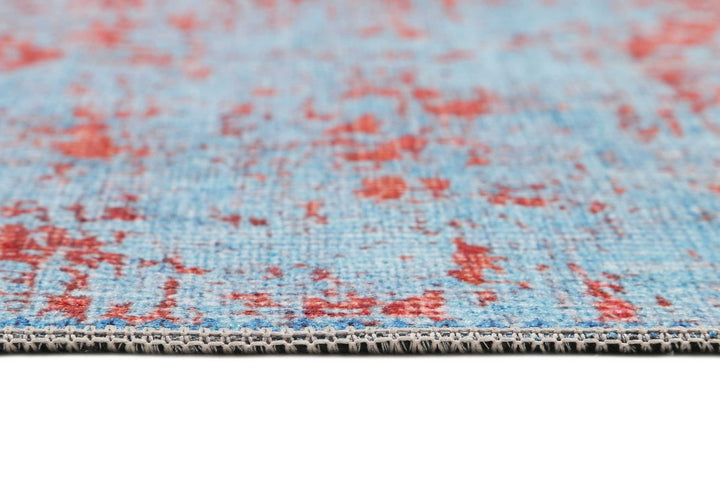 Hot Spring Teppich blau Kurzflor rechteckig