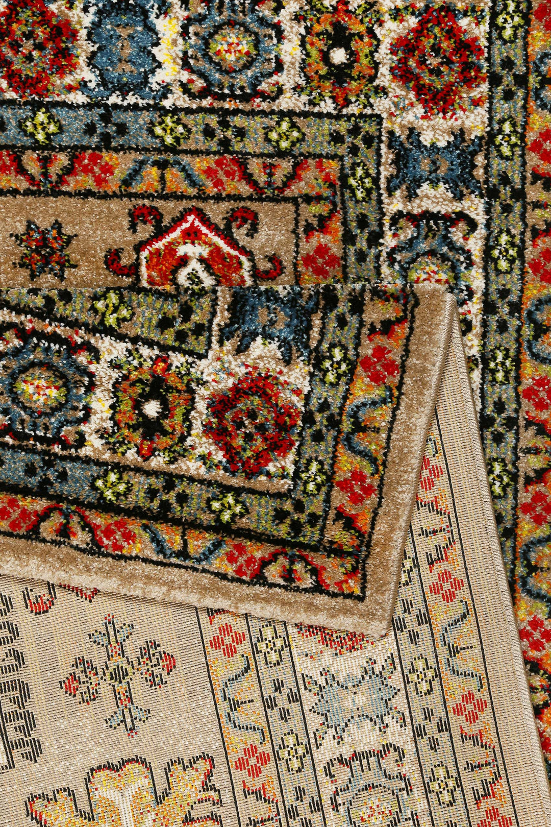 Teppich Beige Sand Kurzflor "Majorelle" WECONhome