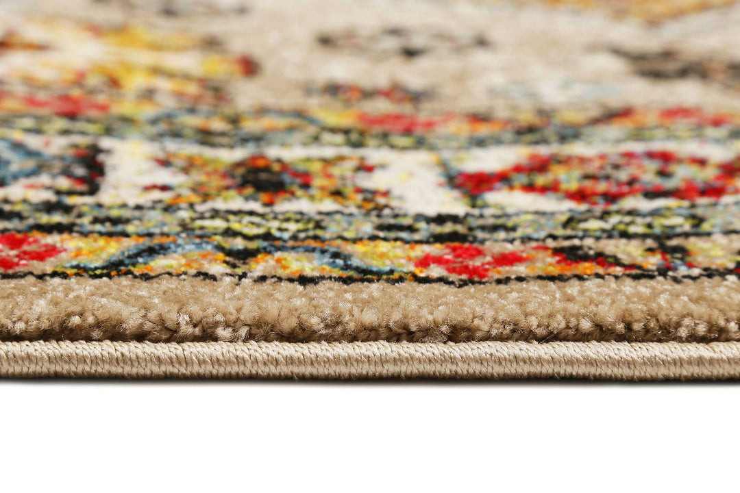 Teppich Beige Sand Kurzflor "Majorelle" WECONhome