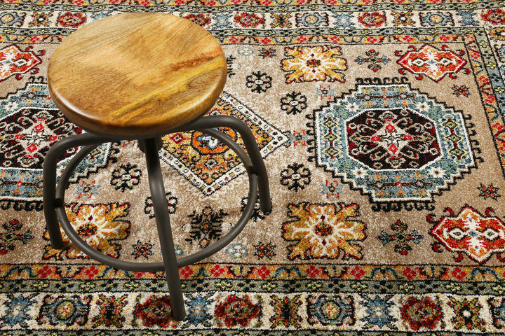 Teppich Beige Sand Kurzflor "Majorelle" WECONhome