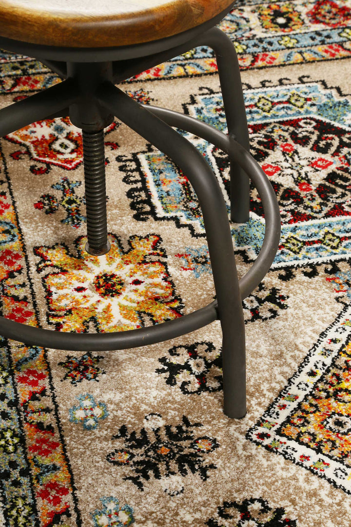 Teppich Beige Sand Kurzflor "Majorelle" WECONhome