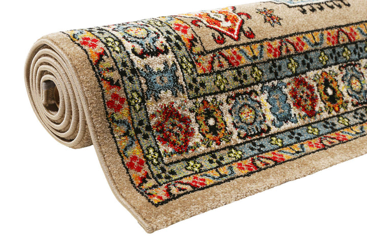 Teppich Beige Sand Kurzflor "Majorelle" WECONhome