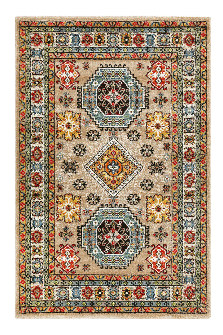 Teppich Beige Sand Kurzflor "Majorelle" WECONhome