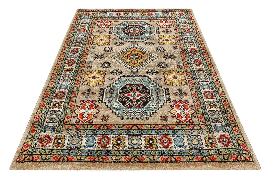 Teppich Beige Sand Kurzflor "Majorelle" WECONhome
