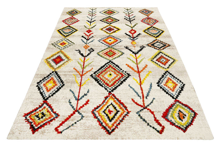 Medina Teppich multicolor Kurzflor rechteckig