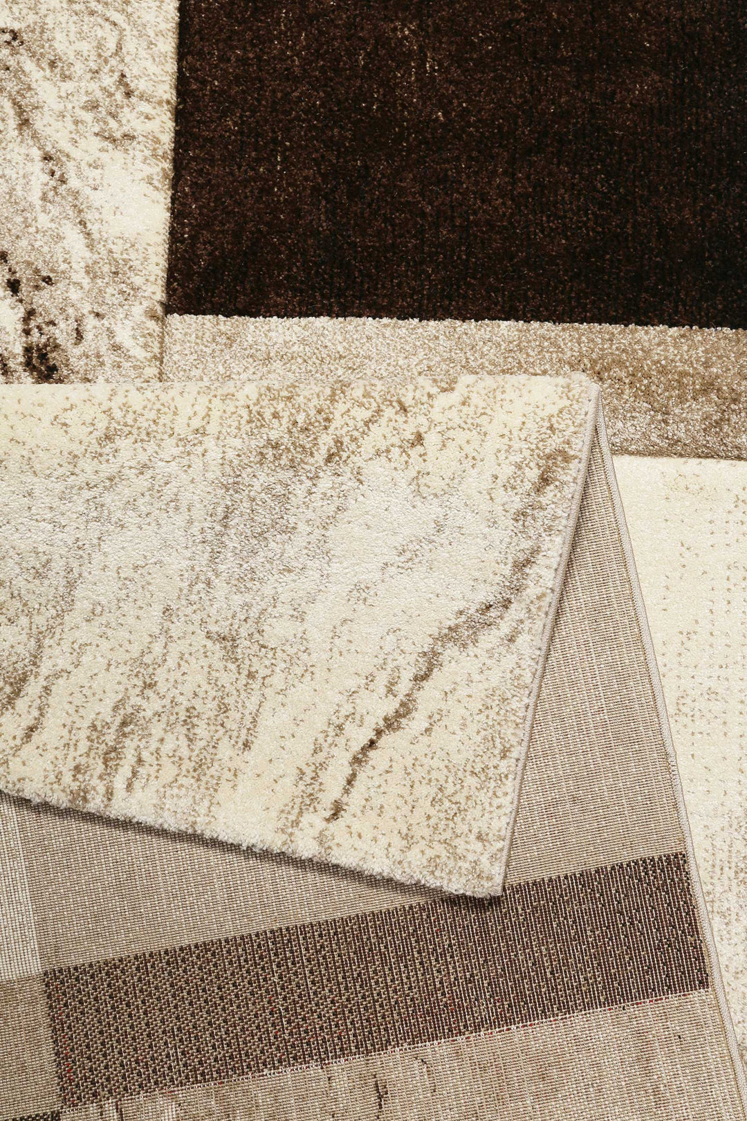 MIRAGE Teppich beige Kurzflor rechteckig