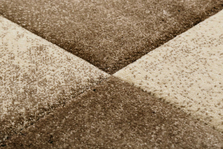 MIRAGE Teppich beige Kurzflor rechteckig