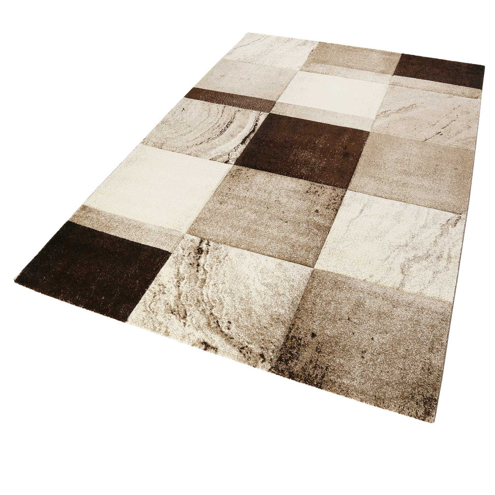 MIRAGE Teppich beige Kurzflor rechteckig