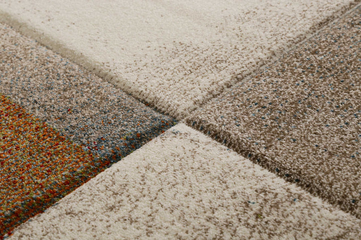 MIRAGE Teppich beige Kurzflor rechteckig