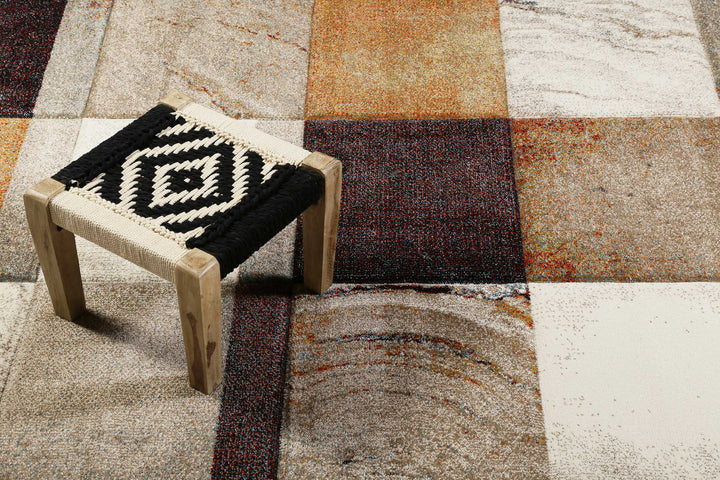 MIRAGE Teppich beige Kurzflor rechteckig