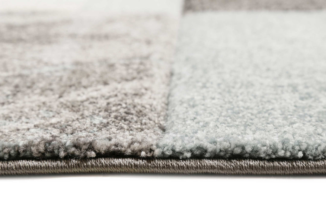 MIRAGE Teppich silber Kurzflor rechteckig