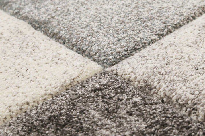 MIRAGE Teppich silber Kurzflor rechteckig