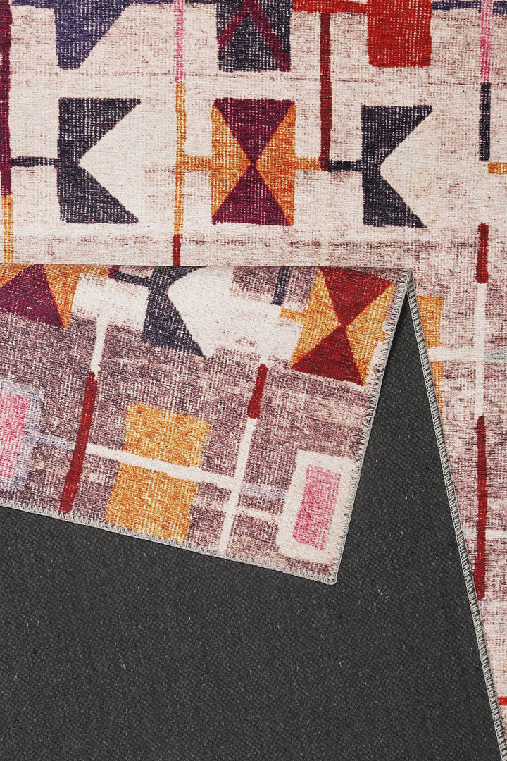 Monor Beach Teppich beige Kurzflor rechteckig