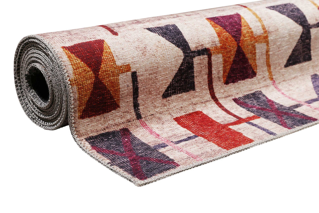 Monor Beach Teppich beige Kurzflor rechteckig