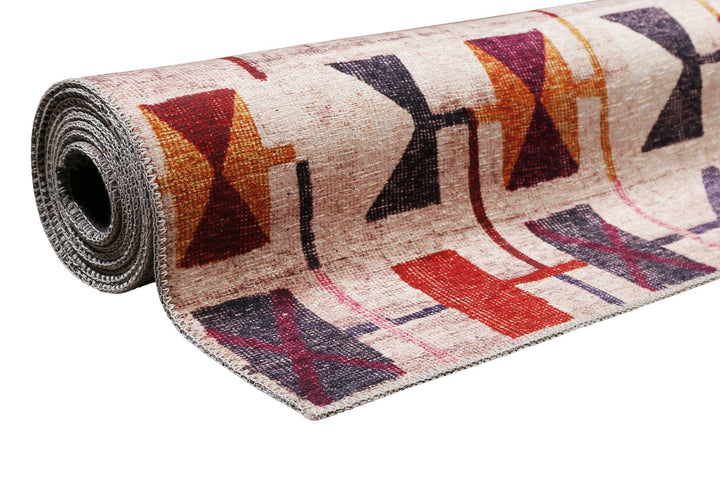 Monor Beach Teppich beige Kurzflor rechteckig