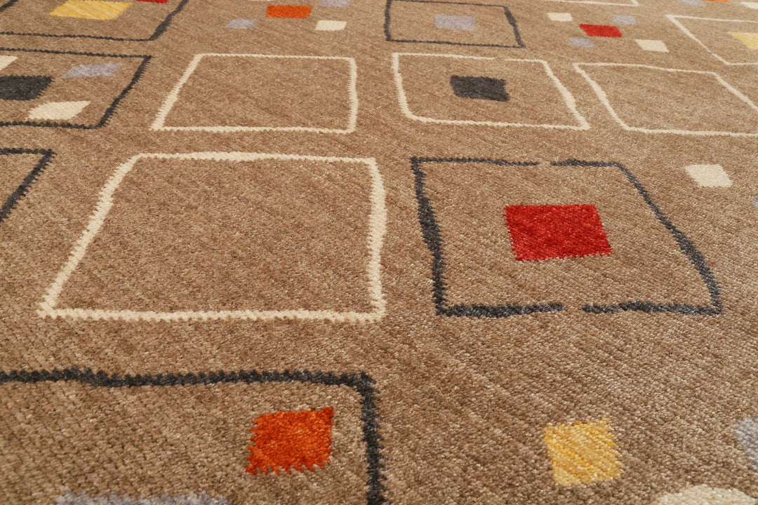 Mont Royal Teppich braun Kurzflor rechteckig