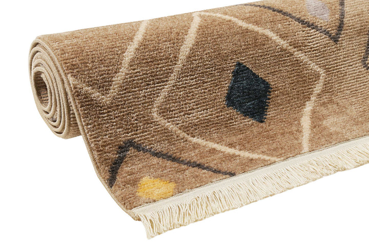 Mont Royal Teppich braun Kurzflor rechteckig