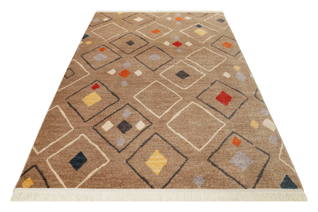 Mont Royal Teppich braun Kurzflor rechteckig