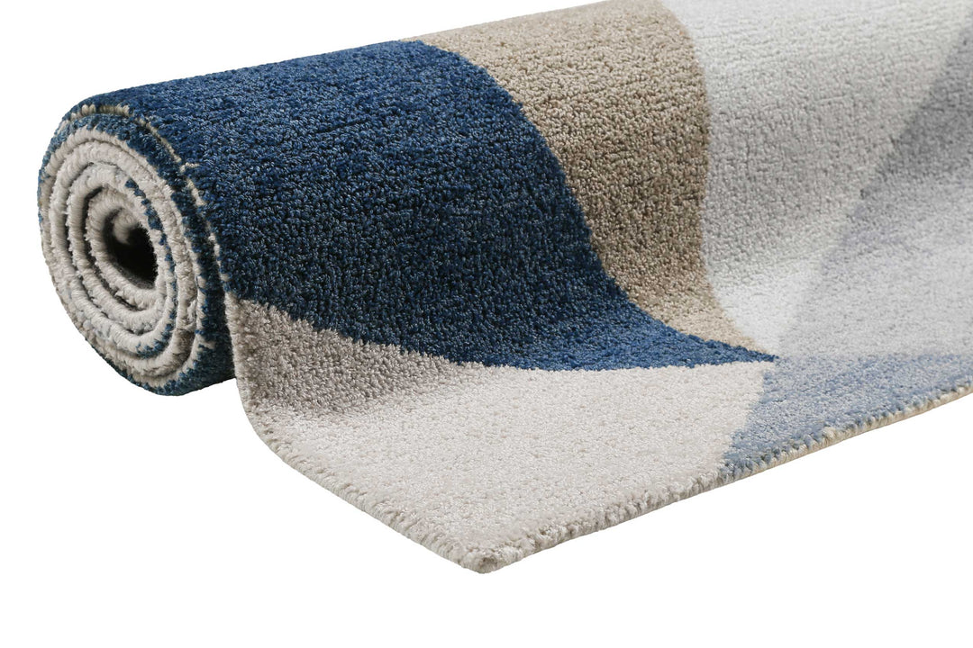 Next Time 2.0 Teppich blau Kurzflor rechteckig