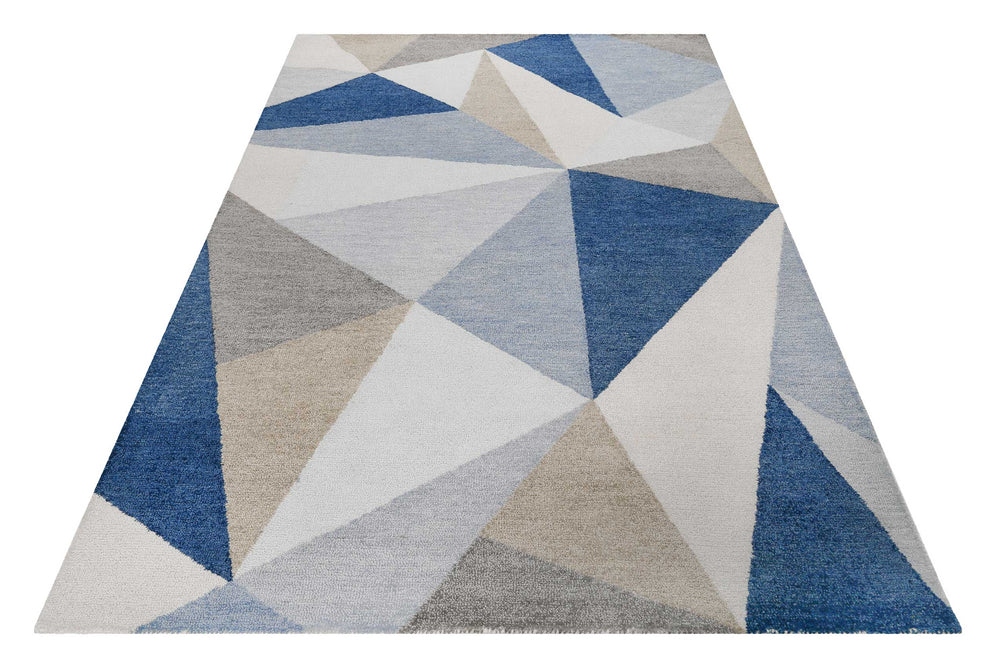 Next Time 2.0 Teppich blau Kurzflor rechteckig