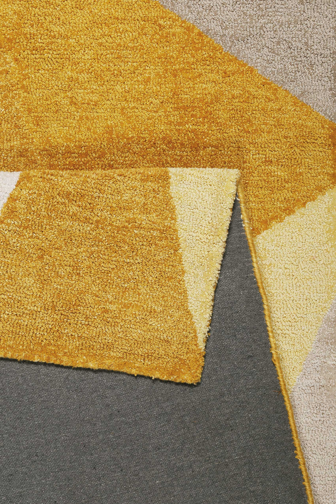 Next Time 2.0 Teppich gelb Kurzflor rechteckig