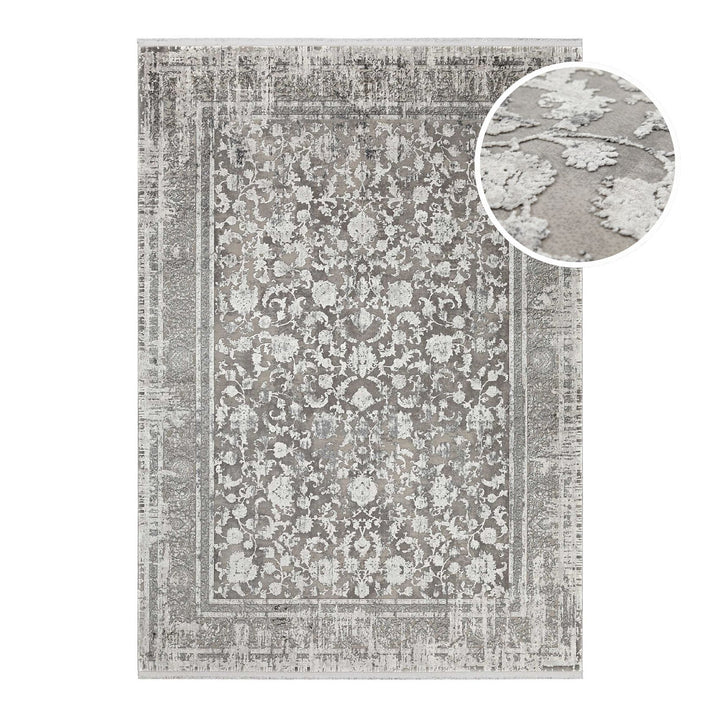 Vintage Teppich Grau Sand Beige Oriental "#Upperground Bazaar" by WECONhome