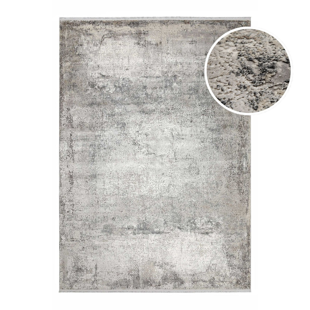 Vintage Teppich Grau Sand Beige Oriental "#Upperground Oasis" by WECONhome