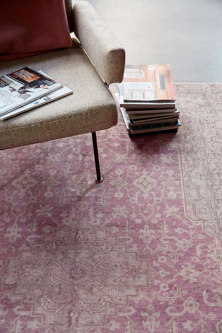 Past Future Teppich beige Kurzflor rechteckig