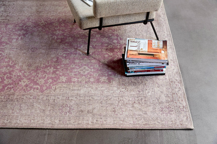 Past Future Teppich beige Kurzflor rechteckig