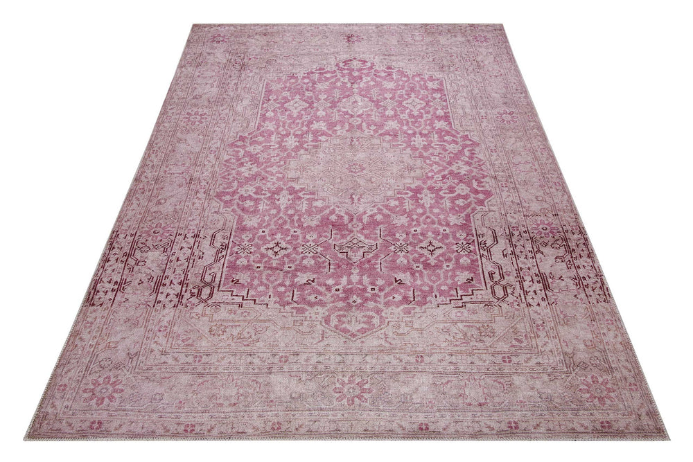 Past Future Teppich beige Kurzflor rechteckig