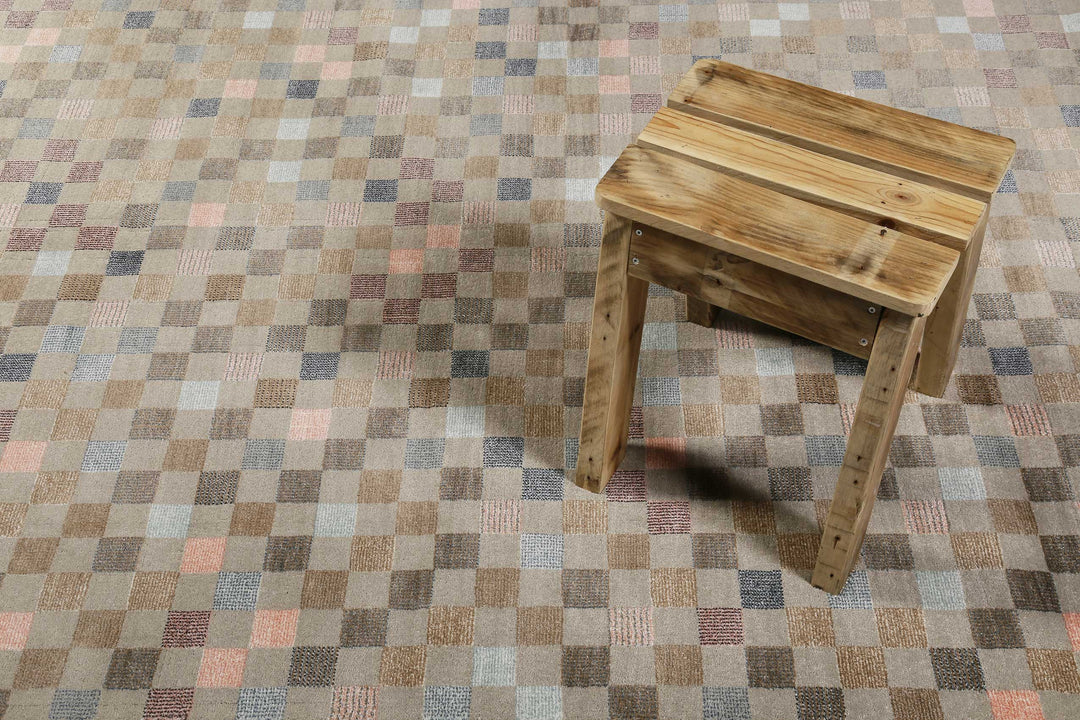 Physical 2.0 Teppich beige Kurzflor rechteckig
