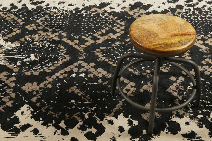 Phyton Teppich braun Kurzflor rechteckig