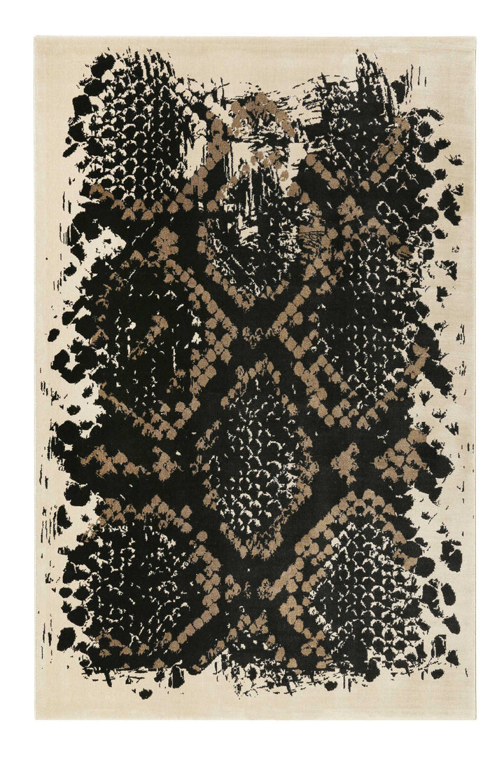 Phyton Teppich braun Kurzflor rechteckig