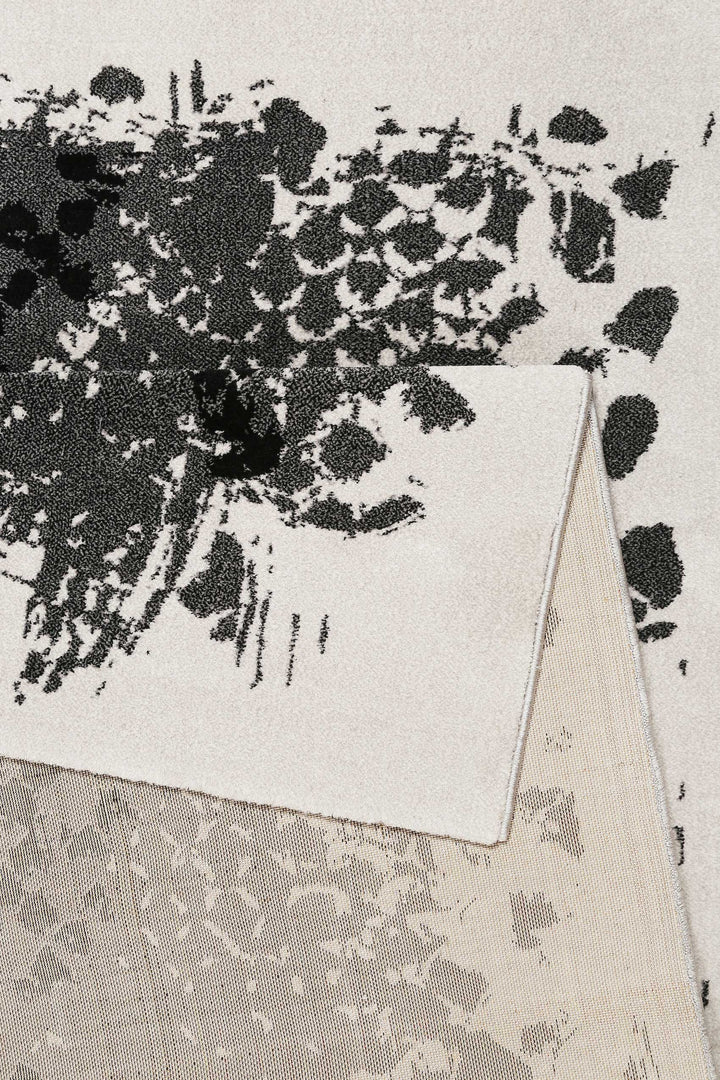 Phyton Teppich grau Kurzflor rechteckig