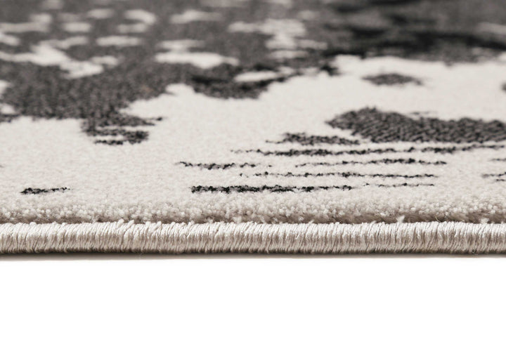 Phyton Teppich grau Kurzflor rechteckig