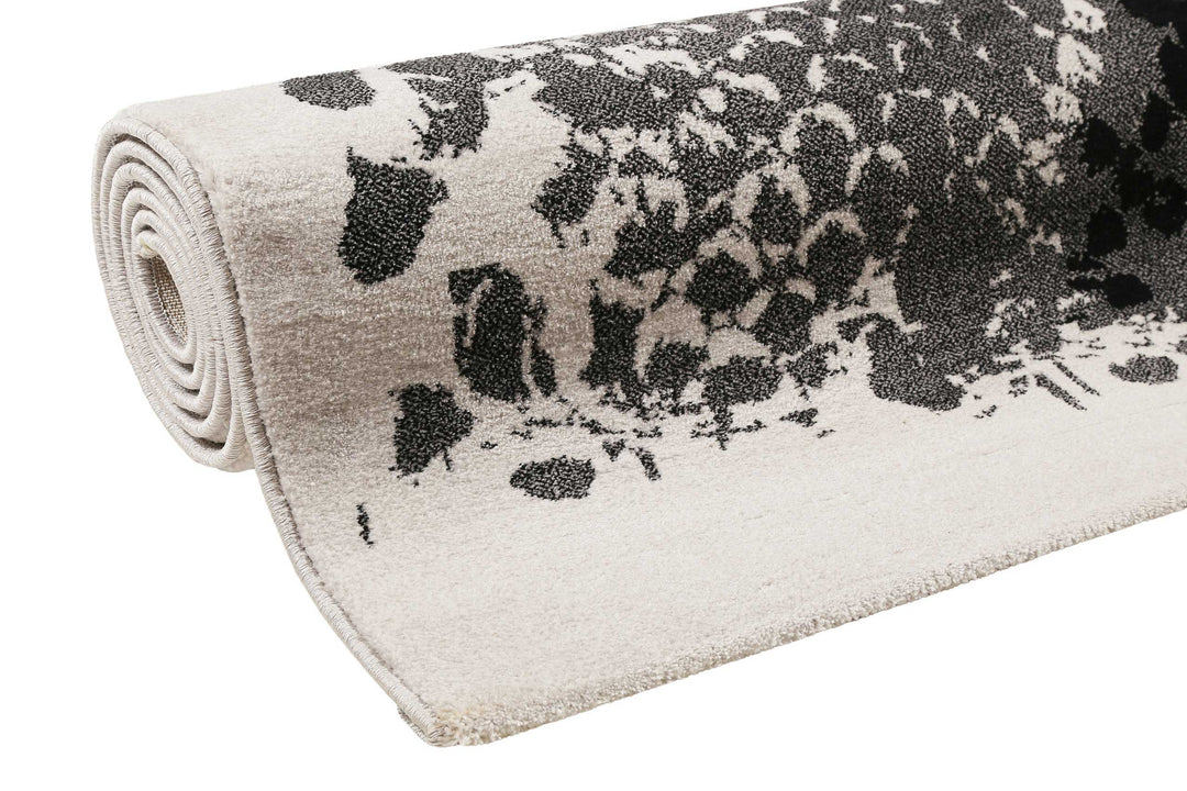 Phyton Teppich grau Kurzflor rechteckig