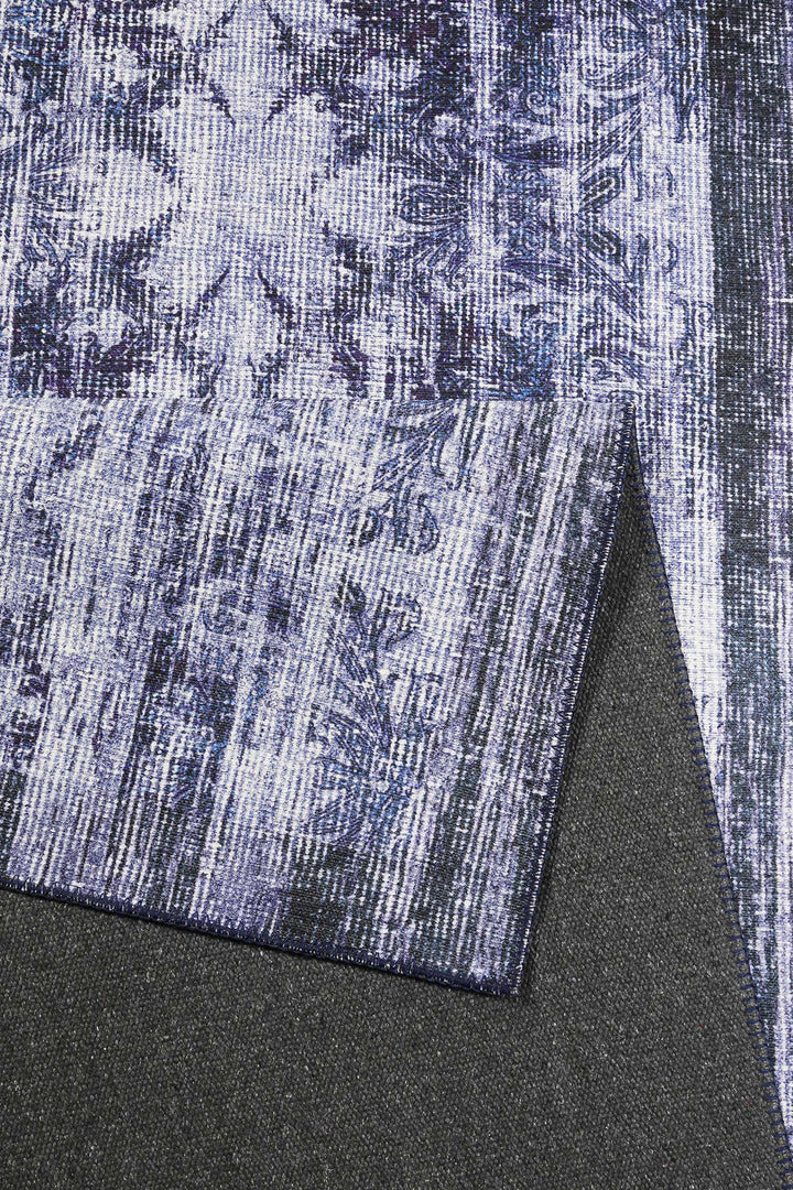 Poolside Teppich blau Kurzflor rechteckig